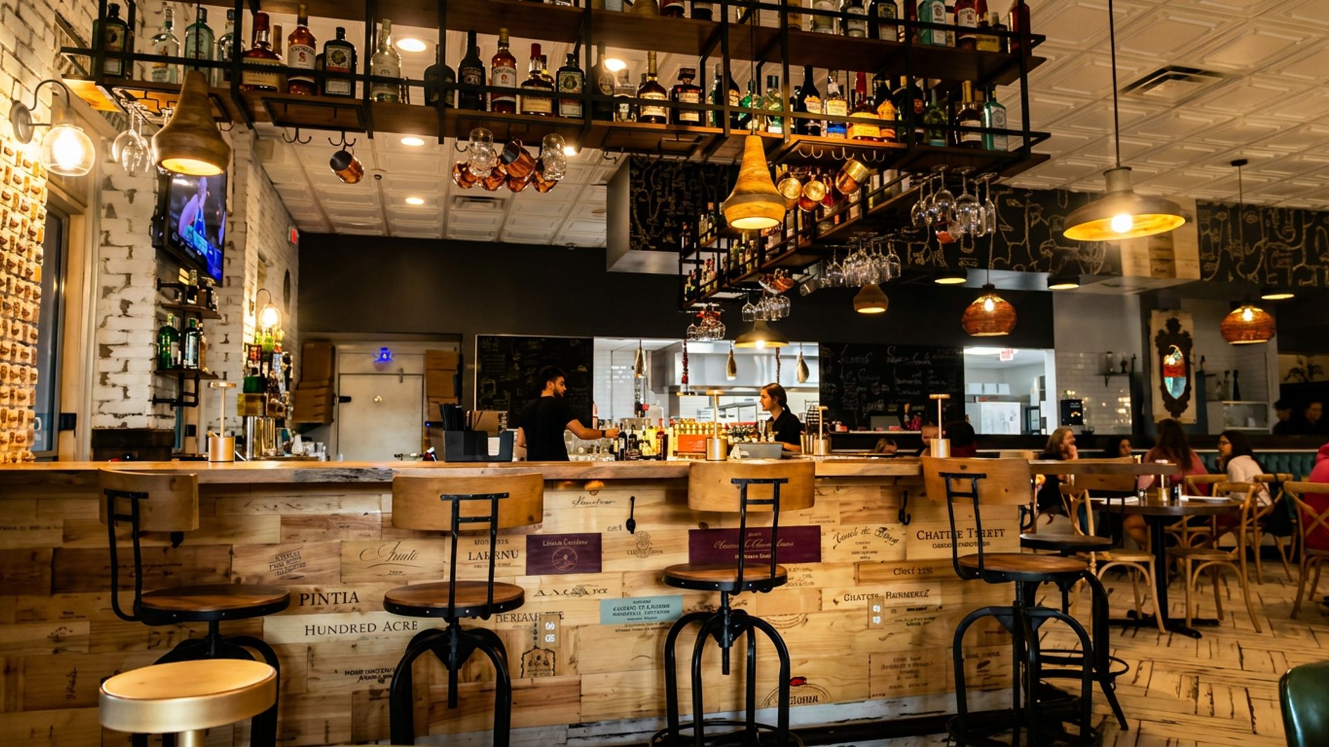 The bar as canvas